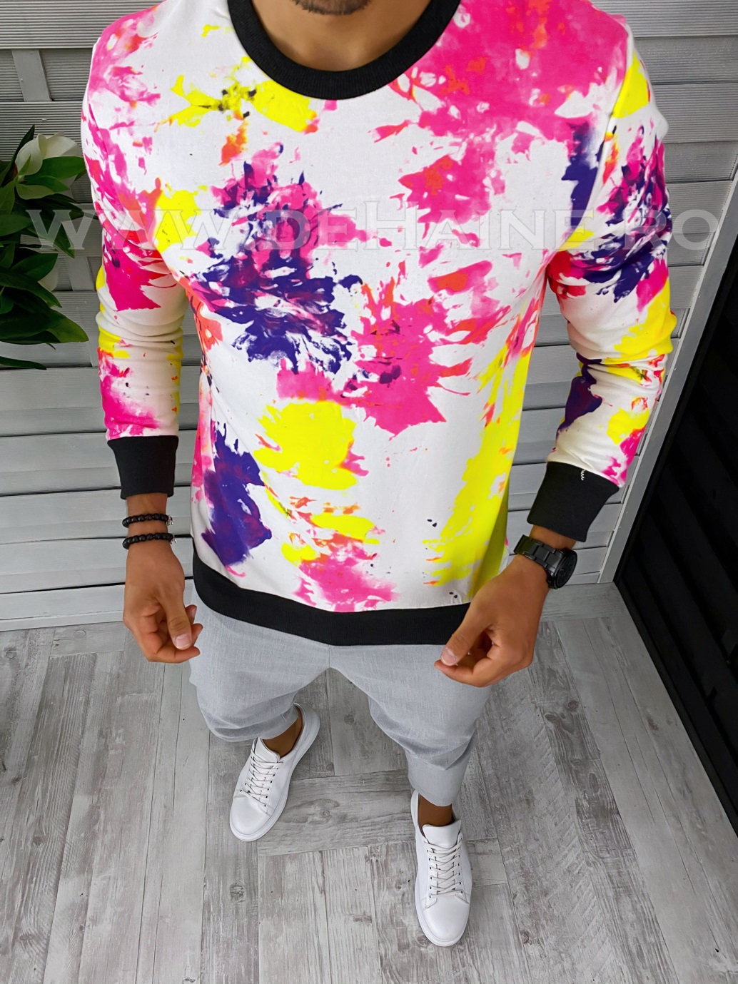 Bluza barbati colorata slim fit 2534 i14-2